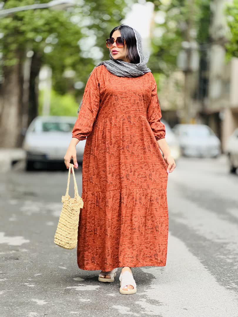 پیراهن اطلسی 2568